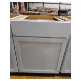 White Cabinet w/ Drawer 24"x35"x25"