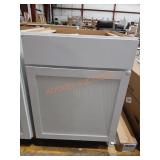 White Cabinet w/ Drawer 24"x35"x25"