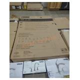 48" x 34" Delta Shower Wall Set, White