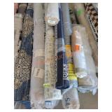 Skid Lot of Various Size Rugs