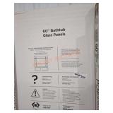 Delta 60" Glass Bathtub Panels