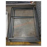 4 Metal Window Screens mkltiple sizes