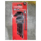 Craftsman 10pc. Ball End Hex Key Set