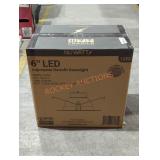 6" LED Down Light, White