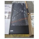 (2) Black Metal Shelves 41-5/8" x 19"