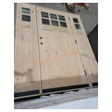 Pre Hung Wooden Door with Side Panels approx