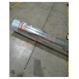 Master Flow 6 in. x 5 ft. Round Metal Duct Pipes