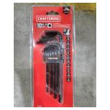 Craftsman 10pc. Ball End Hex Key Set