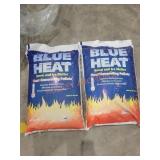 (2) Blue Heat Snow & Ice Melt Pellets