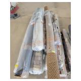 Skid Lot of Various Size Rugs