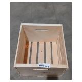 Wooden Crate 12.5"x13.5"x10"