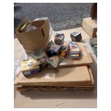 Skid Lot Of Tile Clips & Closet System