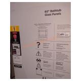 Delta 52"-60" Sliding Tub Glass