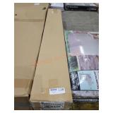 (2) 2" Cordless Faux Wood Blinds