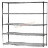 HDX 5 Tier Steel Wire Shelving 72" x 72" x 24"