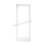 Eightdoors 28" x 80" Clear Glass Door Slab