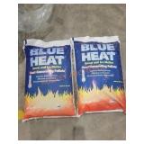 (2) Blue Heat Snow & Ice Melt Pellets
