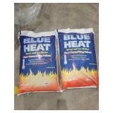 (2) Blue Heat Snow & Ice Melt Pellets