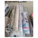 Skid Lot of Various Size Rugs