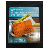 40in White Battery Powered Strip Light with