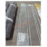 (2)Closetmaid White Wire Shelving 96" x 12"