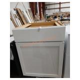 White Cabinet w/ Drawer 24"x35"x25"