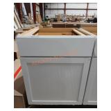 White Cabinet w/ Drawer 24"x35"x25"