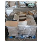 Grey Wooden Deck Tile Skid