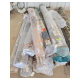 Skid Lot of Various Size Rugs