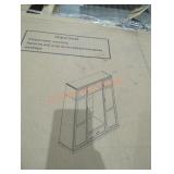 Nestfair White Freestanding Hall Tree with Storage