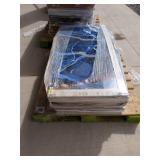 Skid Lot Of 24" x 47" Blue Tile