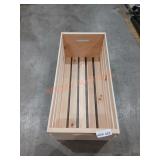 Wooden Crate 12.5"x27"x10"