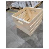 Unfinished Wooden Crate