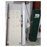 2 Pieces of White Trim, 4 1/2" x 8