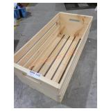 Unfinished Wooden Crate