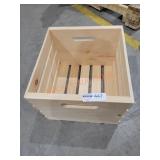 Unfinished Wooden Crate