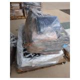 Skid Lot Of Assorted Area Rugs & Stair Carpet