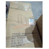 Anzzi 33.5" x 72" Shower Door