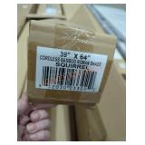 Box Lot 6- 39" x 64" Bamboo Roman Shades Squirrel