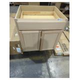 Unfinished Base Cabinet 30" x 25" x 34.5"