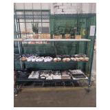 Rack Lot of Miscellaneous Items (Rack not incl)