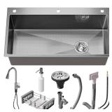 28 in. Drop-in Sink with Faucet