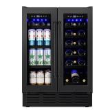 23.5 in Dual Zone 18-Wine/68-Cans Cooler