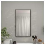 32x18 in. Framed Wall Mirror, Thin Frame