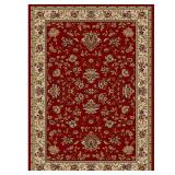Como Red 3 ft. x 5 ft. Oriental Rug