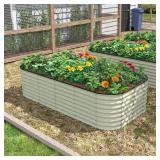Galvanized Steel Raised Garden Bed Planter