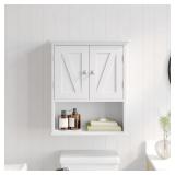 Flash Furniture Dune Wall Cabinet White