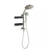 HydroRail 3-Spray Shower Kit: Hand/Fixed