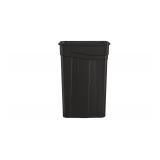 Suncast 23-Gallon Narrow Trash Can - Black USA