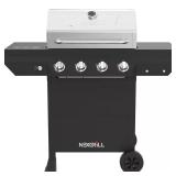 Nexgrill 4-Burner Propane Grill Black SS Lid